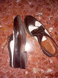 scarpe uomo bicolore retrò vintage d'epoca