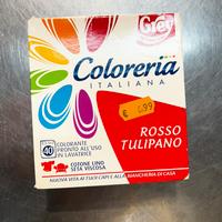 Coloreria italiana rosso e viola