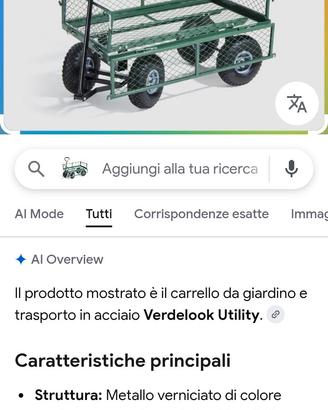 carretto in acciaio verniciato 