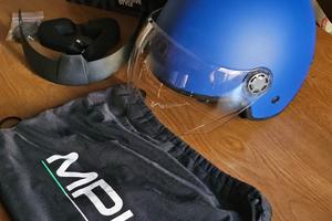 Casco jet MPH One blu opaco XXL 61 cm — ECE 22.06