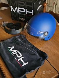 Casco jet MPH One blu opaco XXL 61 cm — ECE 22.06
