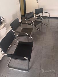 Sedie Cantilever stile Mart Stam S34 - Vintage ann
