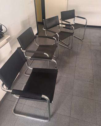 Sedie Cantilever stile Mart Stam S34 - Vintage ann