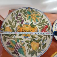 piatto DERUTA originale 33 cm per torte