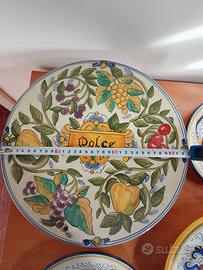 piatto DERUTA originale 33 cm per torte