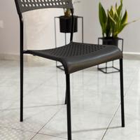 Sedie Ikea Adde nuove nere montate
