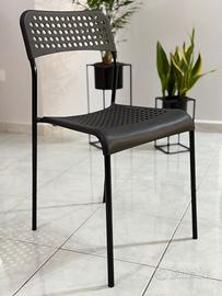 Sedie Ikea Adde nuove nere montate