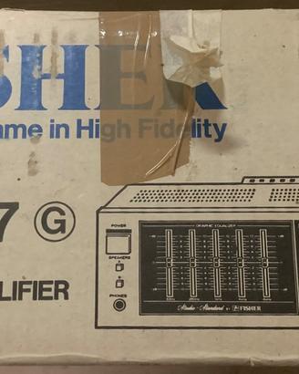 Amplificatore / equalizzatore vintage Fisher CA-67