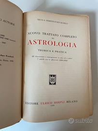 Libro "Nuovo Trattato Completo di Astrologia" 1955