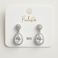 Orecchini in argento 925 con zirconi