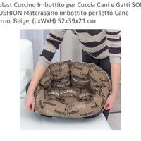 Cuscino imbottito per cuccia cani e gatti