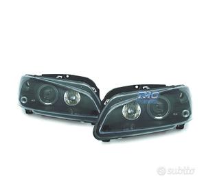 FARI PEUGEOT 106 ANGEL EYES FONDO NERO H1 96-05
