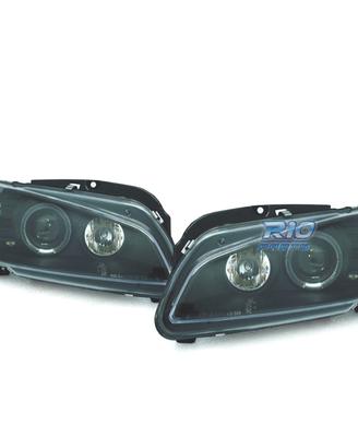 FARI PEUGEOT 106 ANGEL EYES FONDO NERO H1 96-05