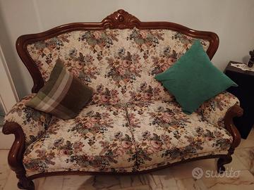 poltrona con fiori doppia 