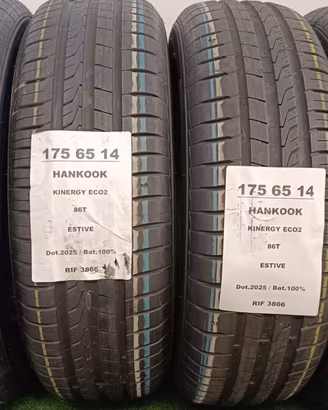 4 GOMME 175 65 14 HANKOOK 2025 100% RIF3866