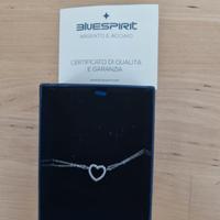 Bracciale Bluespirit argento e acciaio certificato