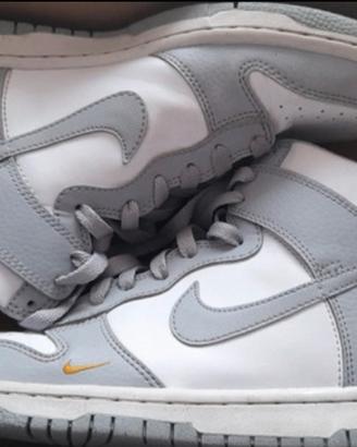 Nike Dunk High Wolf Grey Marigold - Numero 38