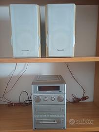 compact radio,mangiacassette e lettore cd