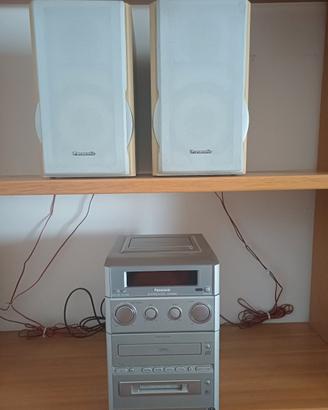 compact radio,mangiacassette e lettore cd