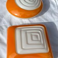 Plafoniere vintage in vetro Francesconi (Brescia)