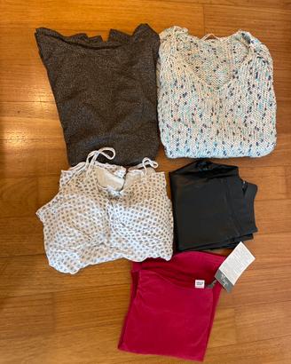 5 capi donna taglia s -xs