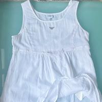 Top bianco Armani Junior 16 anni (veste S/M donna)