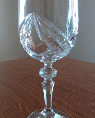 Bicchieri da acqua in cristallo di Boemia