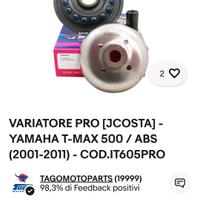 variatore jcosta t-max 