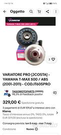 variatore jcosta t-max 