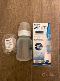 Biberon avent anti-colic + tettarelle