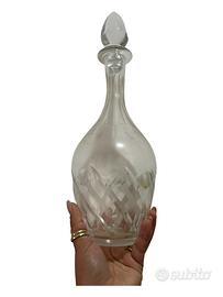 Decanter in vetro con tappo