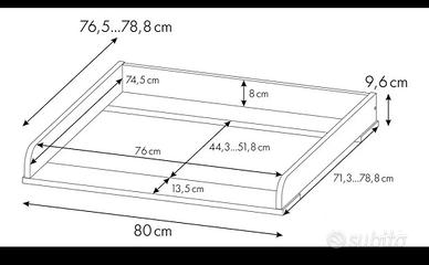 adattatore fasciatoio nuovo 