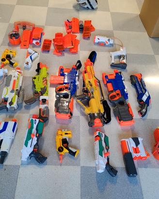 nerf collezione completa elettrici e a molla