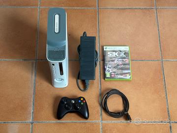 Microsoft Xbox 360 Fat Bianca HD 60 GB Completa