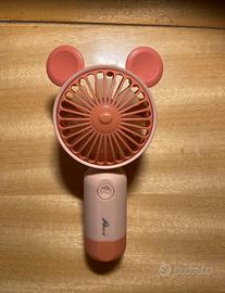 Aome mini ventilatore portatile rosa USB nuovo