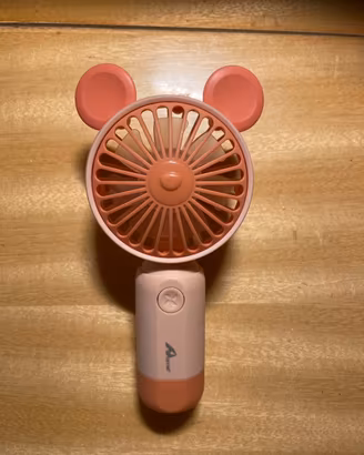 Aome mini ventilatore portatile rosa USB nuovo