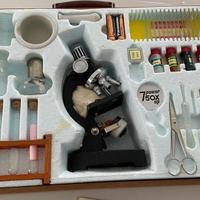 Microscopio Vintage 1974 completo