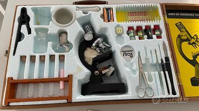 Microscopio Vintage 1974 completo