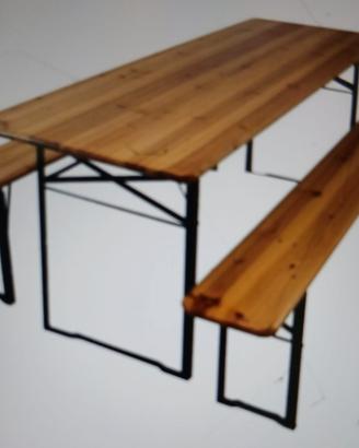 Set di panche da birreria
