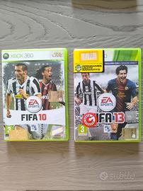 Coppia FIFA 10 + FIFA 13 per XBOX 360