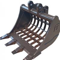 Benna grigliata mini escavatore (leggere)