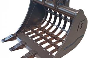 Benna grigliata mini escavatore (leggere)