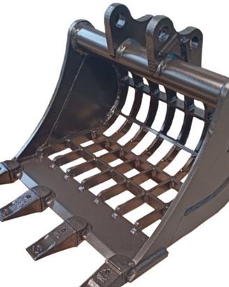 Benna grigliata mini escavatore (leggere)