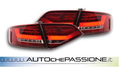 Fari posteriori rossi crystal a LED AUDI A4 8K B8