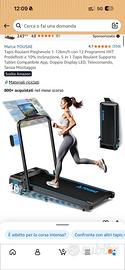FOUSAE Tapis Roulant Pieghevole 5 in 1