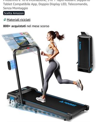 FOUSAE Tapis Roulant Pieghevole 5 in 1