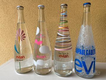 Evian Limited Edition 4 Bottiglie Designer