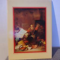 Stampa su pannello di Teniers L'alchimista