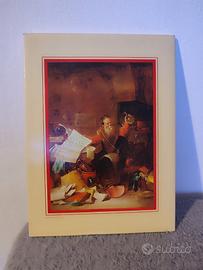 Stampa su pannello di Teniers L'alchimista