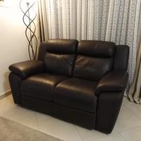 divano poltrone  e sofa' in vera pelle